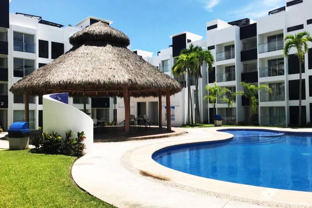 ¡Nuevo! Hermoso Departamento Con Alberca. Manzanillo Kültér fotó